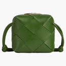 Bottega Veneta Cassette Camera Bag Mini Intreccio Avocado