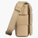 Bottega Veneta Cassette Crossbody Bag Intreccio Porridge