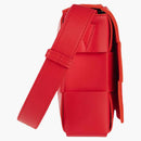 Bottega Veneta Cassette Crossbody Bag Intreccio Redstone