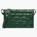 Bottega Veneta Cassette Crossbody Bag Maxi Intreccio Raintree