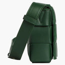 Bottega Veneta Cassette Crossbody Bag Small Intreccio Raintree