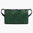 Bottega Veneta Cassette Crossbody Bag Small Intreccio Raintree