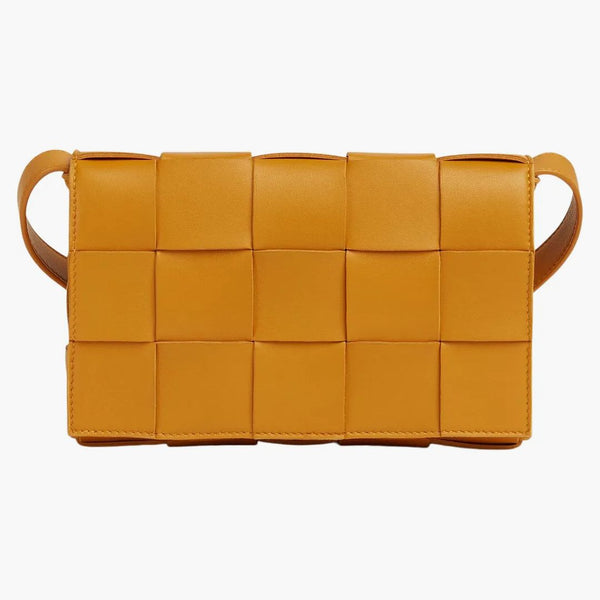 Bottega Veneta Cassette Intreccio Crossbody Bag Cob