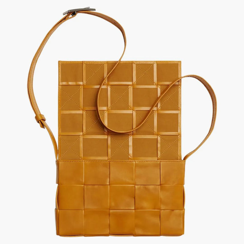 Bottega Veneta Cassette Intreccio Crossbody Bag Medium Cob