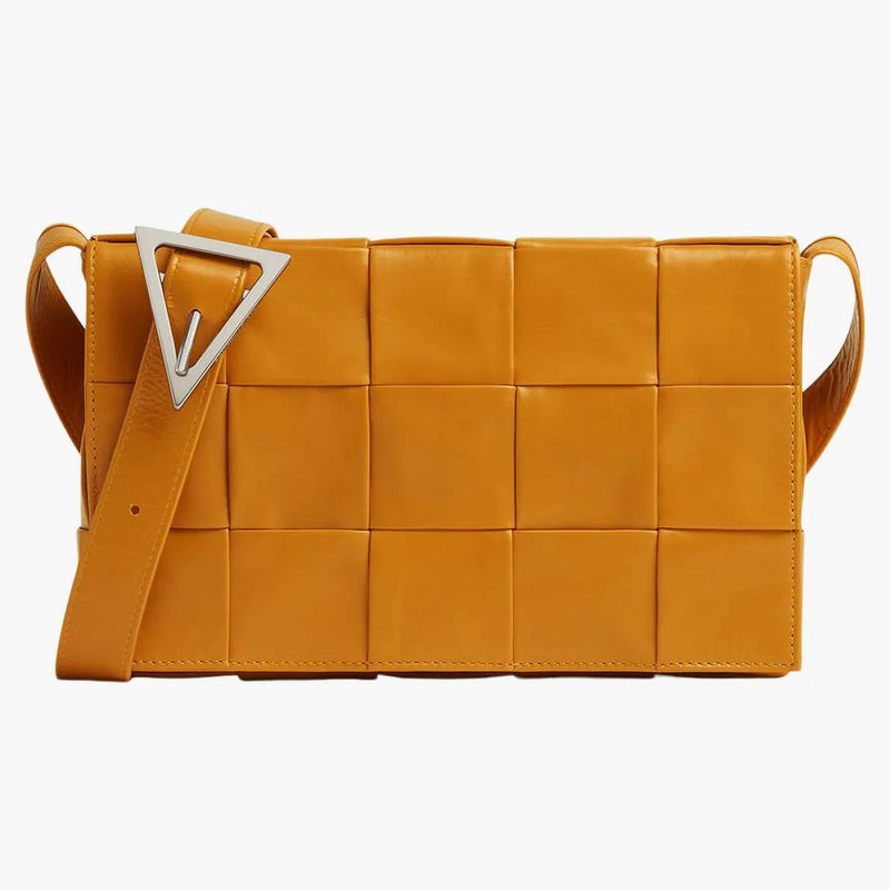 Bottega Veneta Cassette Intreccio Crossbody Bag Medium Cob