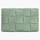 Bottega Veneta Cassette Intreccio Crossbody Bag New Sauge