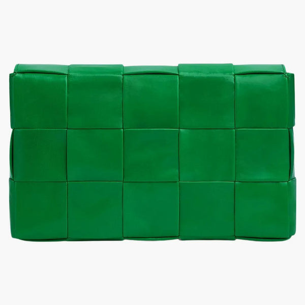 Bottega Veneta Cassette Intreccio Crossbody Bag Parakeet