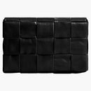 Bottega Veneta Cassette Intreccio Crossbody Bag Small Black