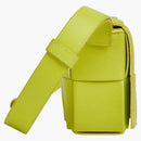 Bottega Veneta Cassette Mini Intreccio Acid Kiwi