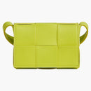 Bottega Veneta Cassette Mini Intreccio Acid Kiwi