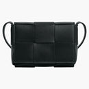 Bottega Veneta Cassette Mini Intreccio Black