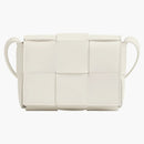 Bottega Veneta Cassette Mini Intreccio White