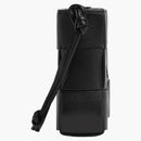 Bottega Veneta Cassette Pouch On Strap Intreccio Black