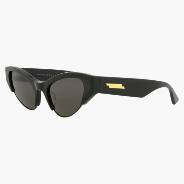 Bottega Veneta Cat Eye-ram acetat solglasögon svart/grå (BV1102S-30011036-001-00011)