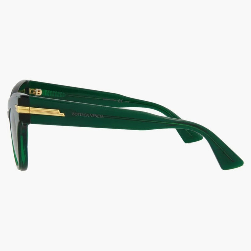 Bottega Veneta Cat Eye-Frame Acetate Solglasögon Green/Green (BV1004S-30007851-005)