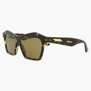 Bottega Veneta Cat Eye-Frame Acetate Sunglasses Havana/Brown (BV1093S-3001009-002-20355)