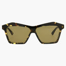 Bottega Veneta Cat Eye-Frame Acetate Sunglasses Havana/Brown (BV1093S-3001009-002-20355)