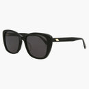 Bottega Veneta Cat Eye Sunglasses Black/Black/Gray (BV1079SK-30009236-001)