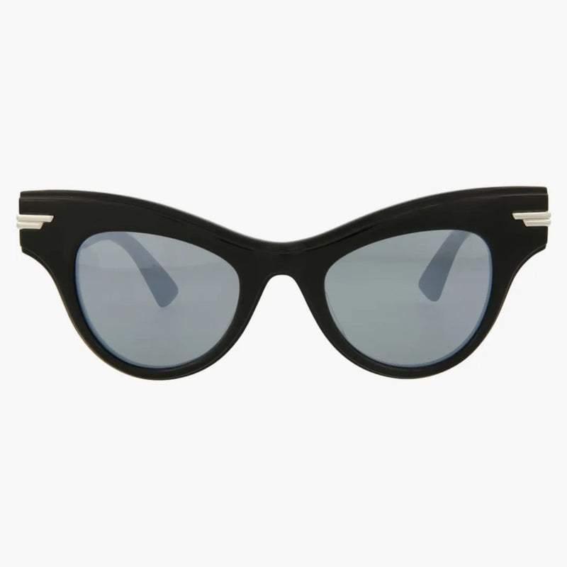 Bottega Veneta Cat Eye occhiali da sole nero/nero/argento (BV1004S-30007851-006)