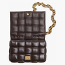 Bottega Veneta Chain Cassette Padded Intreccio Shoulder Bag Fondant