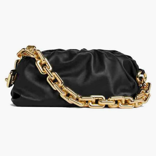 Bottega Veneta Chain Pouch Black