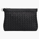 Bottega Veneta Classic Intrecciato Documento Case Black