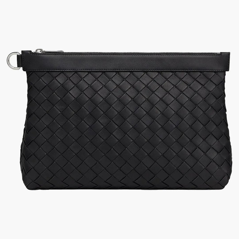 Bottega Veneta Classic Intrecciato Document Case Black