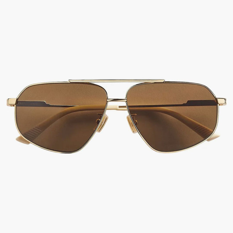 Bottega Veneta Classic solglasögon Gold/Brown (712695V44501251)
