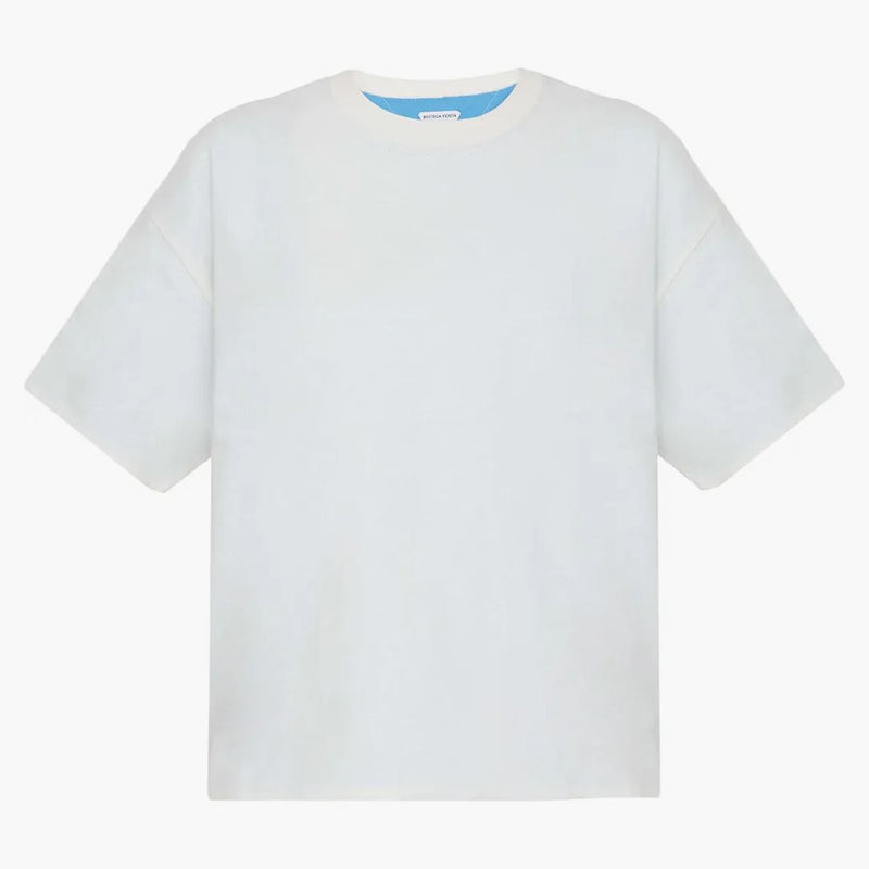 BOTTEGA Veneta Cotton Jersey tričko bílé