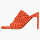 Bottega Veneta Curve Leather Sandals Orange (women's)