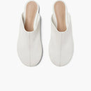 Bottega Veneta Dot Sock Leather Mules White (women's)