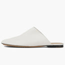 Bottega Veneta Dot Sock Leather Mules White (women's)