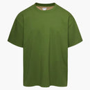 T-shirt in forma rilassata in cotone a doppia strati di Bottega Veneta Jalapeno/Sesame