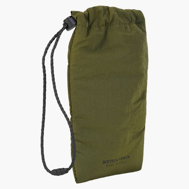 Bottega Veneta Drawstring Pouch Khaki/Black