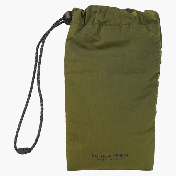 Bottega Veneta Drawstring Pouch Khaki/Black