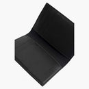 Bottega Veneta Elastic Band Bi-Fold Card Case Black / Green