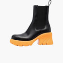 Bottega Veneta Flash Boots Black Tangerine (women's)