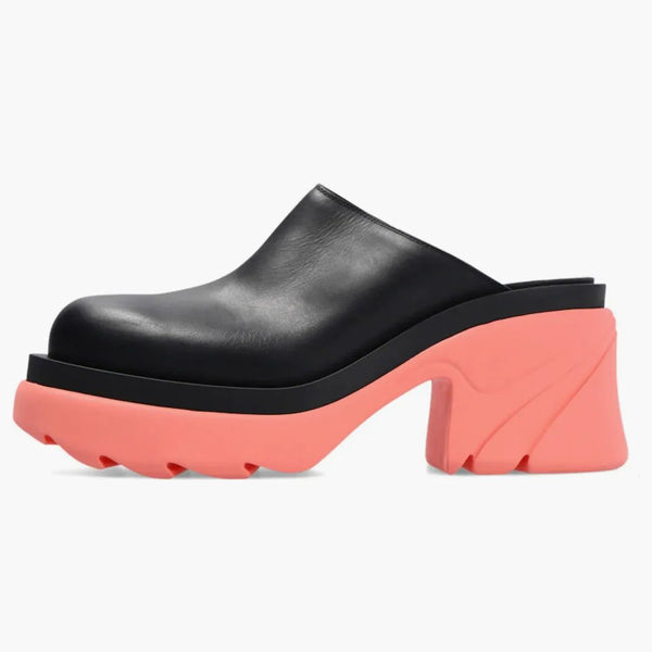 Bottega Veneta Flash Mule Black Pink (women's)