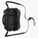Bottega Veneta handle padded intreccio top handle mini black