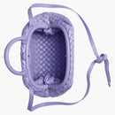 Bottega Veneta Handle Padded Intreccio Top Handle Mini Wisteria