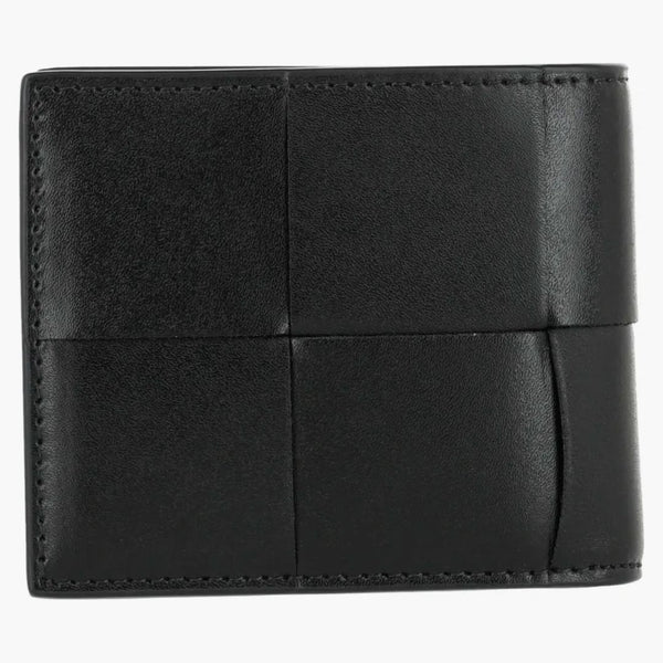 Bottega Veneta Intrecciato Bifold Wallet Black/silver
