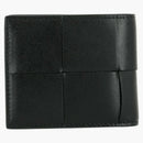 Bottega Veneta Intrecciato Bifold Wallet Black/Silver