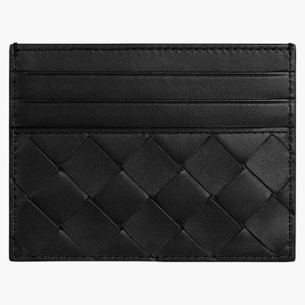 Bottega Veneta Intrecciato Card Case (635042 Vcpp3 8425) Black