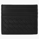 Bottega Veneta Intrecciato Card Case Black