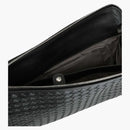 Bottega Veneta Intrecciato Documento Caschia nero/argento