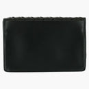 Bottega veneta intrecciato klaff visitkort plånbok svart/svart