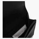 Bottega Veneta Intrecciato Card de cuero Negro Negro