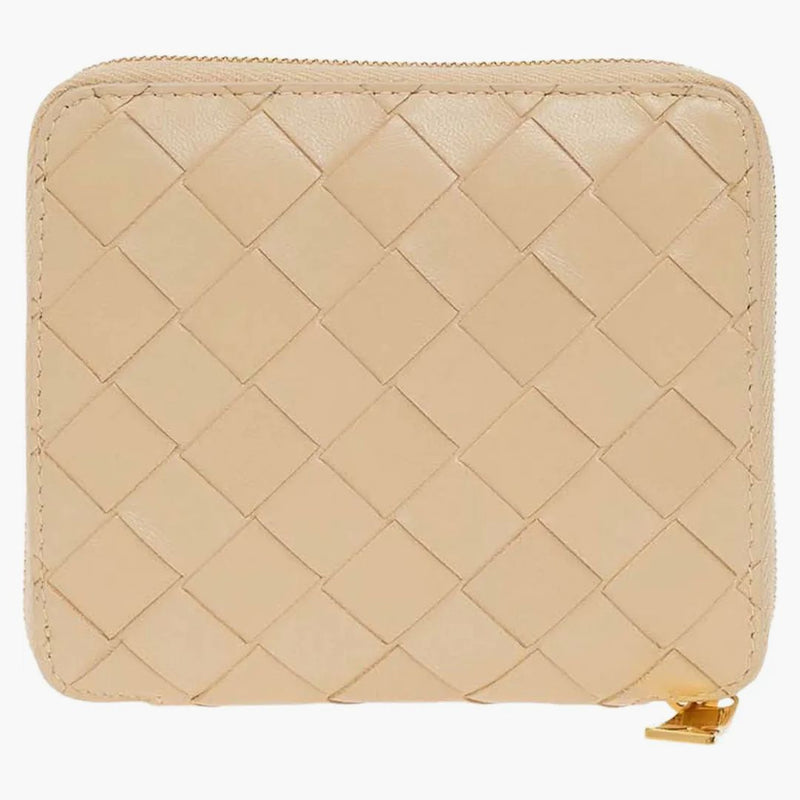 Bottega Veneta Intrecciato Leather Wallet Porridge