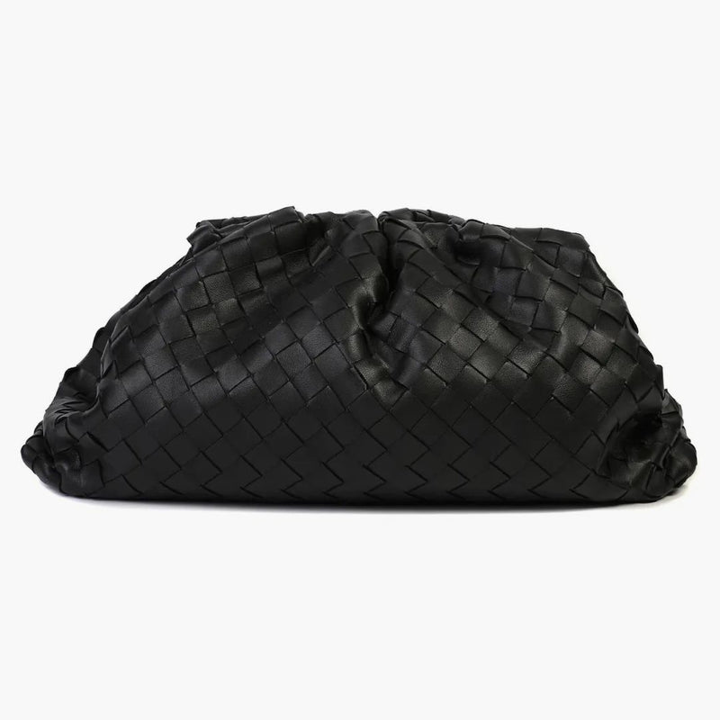 BOTTEGA Veneta Intrecciato Pouch Bag Black