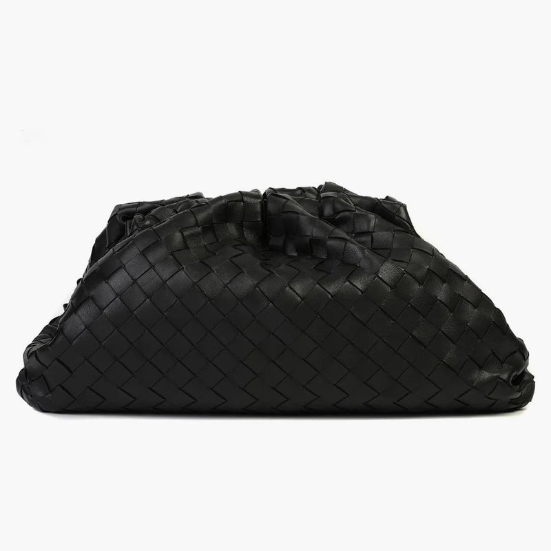 BOTTEGA Veneta Intrecciato Pouch Bag Black